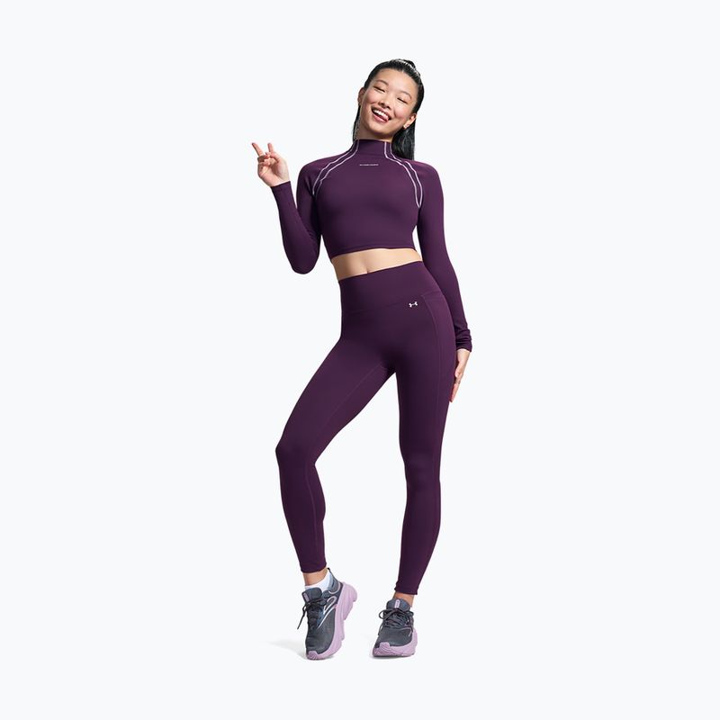 Dámské tréninkové legíny Under Armour Motion Leggings purple echo/mauve pink 2