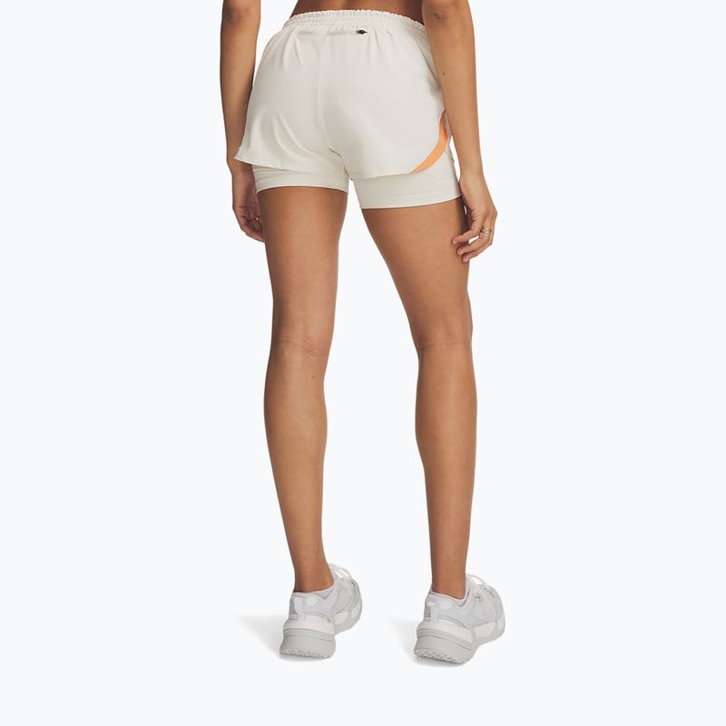 Dámské běžecké šortky Under Armour Velociti Pro 4" 2N1 Shorts stone/reflective 3