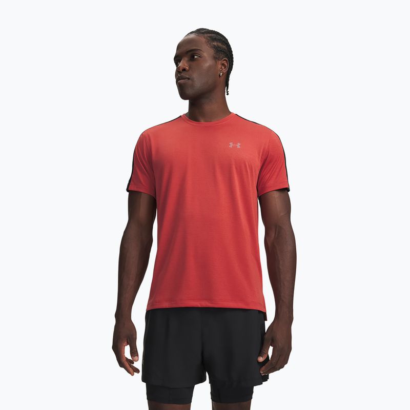 Pánské běžecké tričko Under Armour Velociti Reflect heritage red/black/reflective