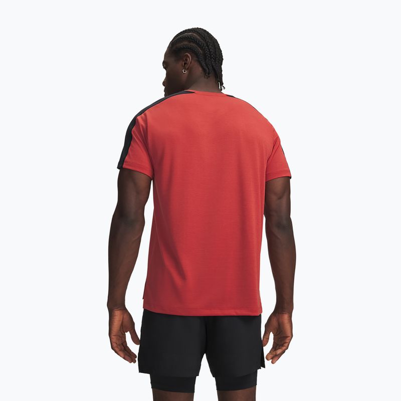Pánské běžecké tričko Under Armour Velociti Reflect heritage red/black/reflective 2