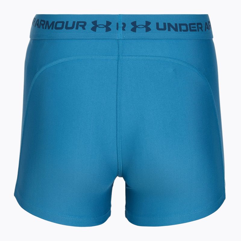 Dámské tréninkové šortky Under Armour HeatGear Shorty aegean blue/blue fog 2