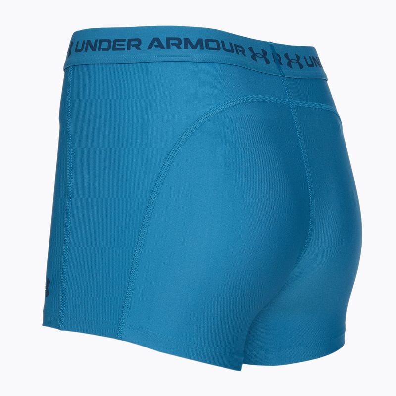 Dámské tréninkové šortky Under Armour HeatGear Shorty aegean blue/blue fog 3