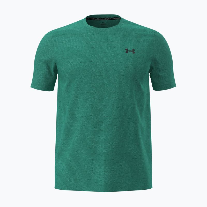 Pánské tréninkové tričko Under Armour Vanish Seamless Novelty SS Geode Green/Ultimate Black