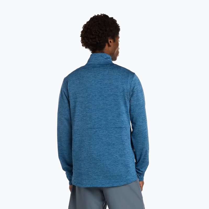 Pánské běžecké tričko Longsleeve New Balance Athletics Heat Grid 1/2 Zip dark shoreline 3