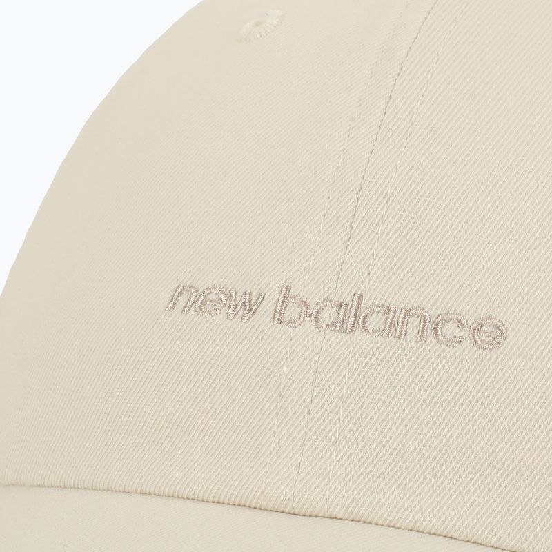 Dámská kšiltovka New Balance 6 Panel Linear Logo linen lin 3