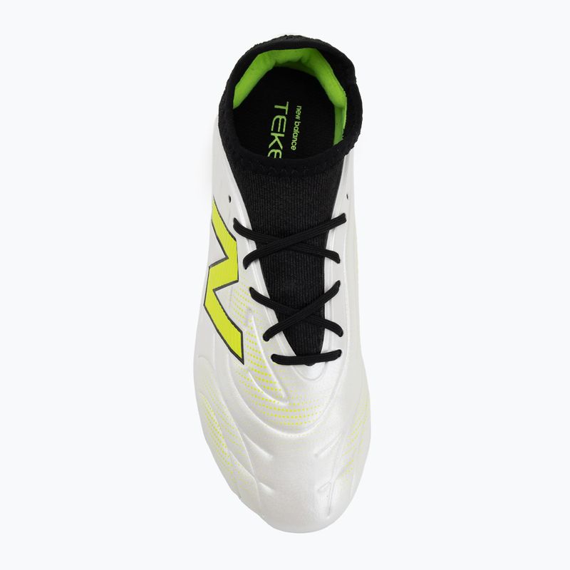 Dětské kopačky New Balance Tekela Team Low JR FG white 5