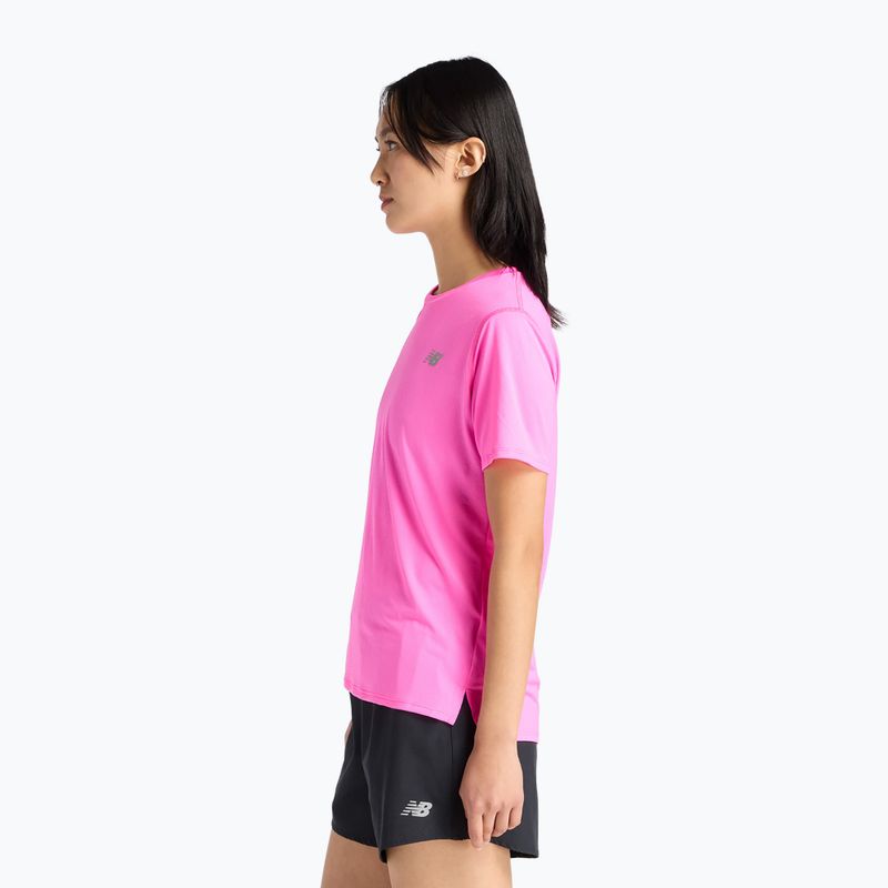 Dámské běžecké tričko New Balance Essentials pink heat 3