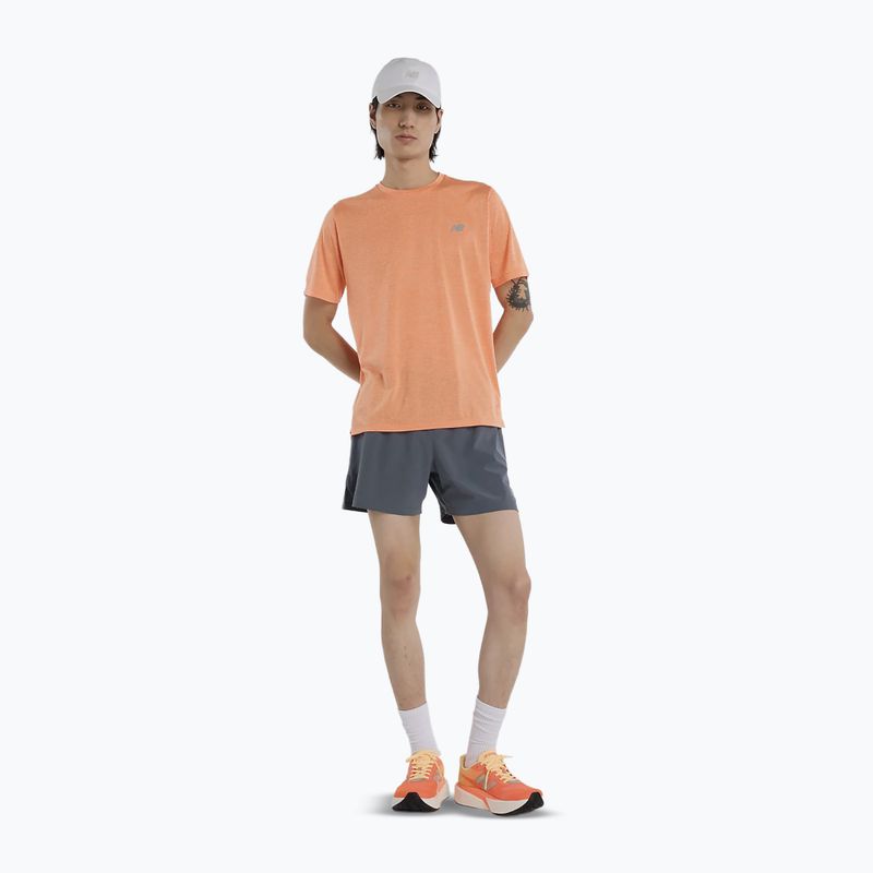 Pánské tričko New Balance Athletics Run tangerine heat 2