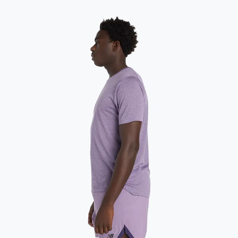 Pánské tričko New Balance Athletics Run candied violet heather 4