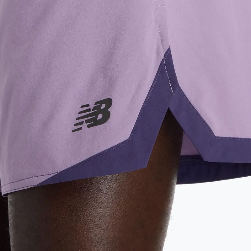 Pánské běžecké šortky New Balance Run Essentials 5" candied violet 6