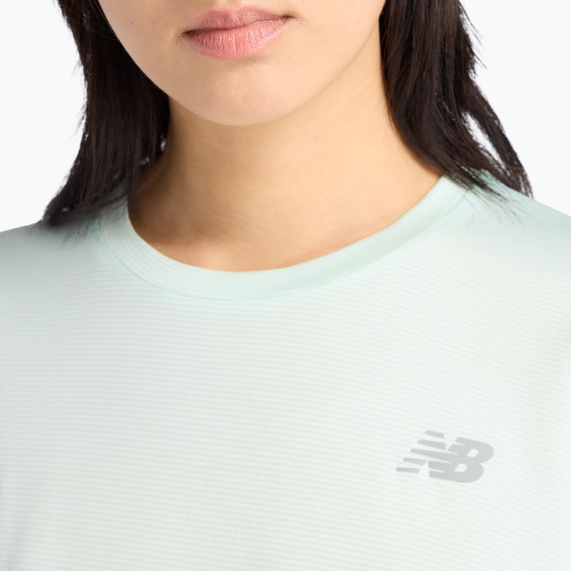 Dámské běžecké tričko New Balance Essentials cosmic jade 4