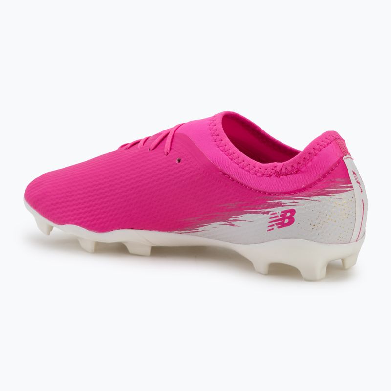 Dětské kopačky New Balance Furon Team V8 FG pink heat/sea salt/gold metallic 3