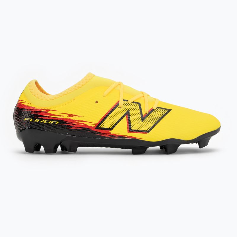 Dětské kopačky New Balance Furon Team V8 FG punch yellow/black 100/fire cracker 2
