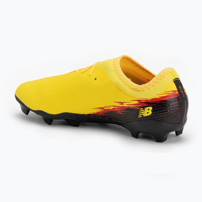 Dětské kopačky New Balance Furon Team V8 FG punch yellow/black 100/fire cracker 3