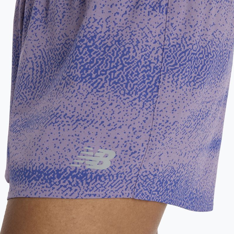 Dámské běžecké šortky New Balance RC Printed 3" candided violet 6