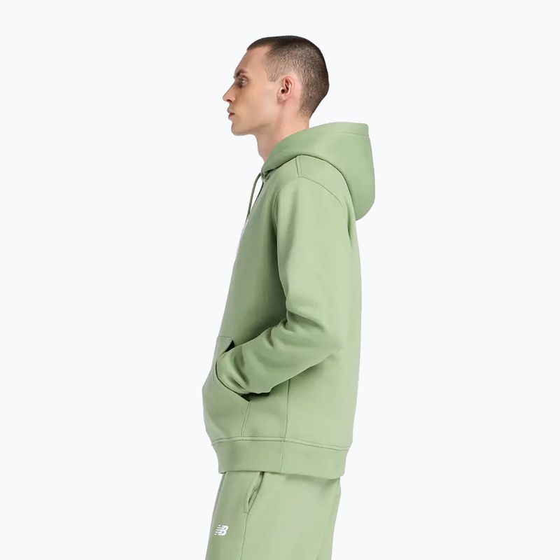 Pánská mikina New Balance Core Brushed Hoodie oregano 3