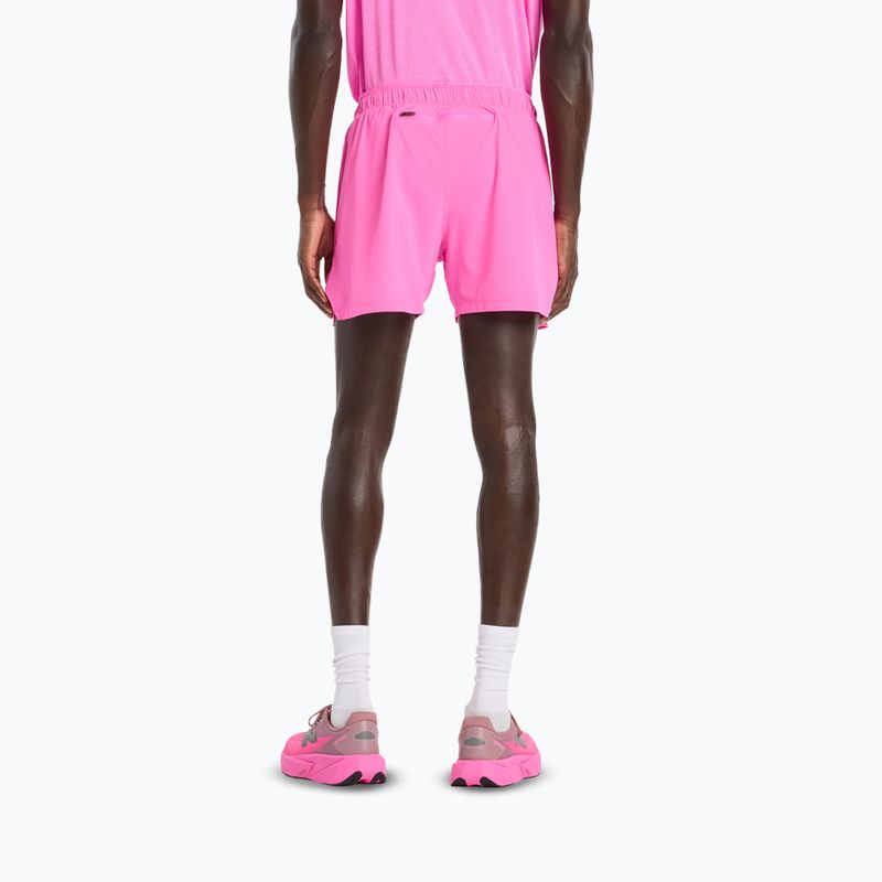 Pánské šortky New Balance RC Seamless 5" pink heat 3
