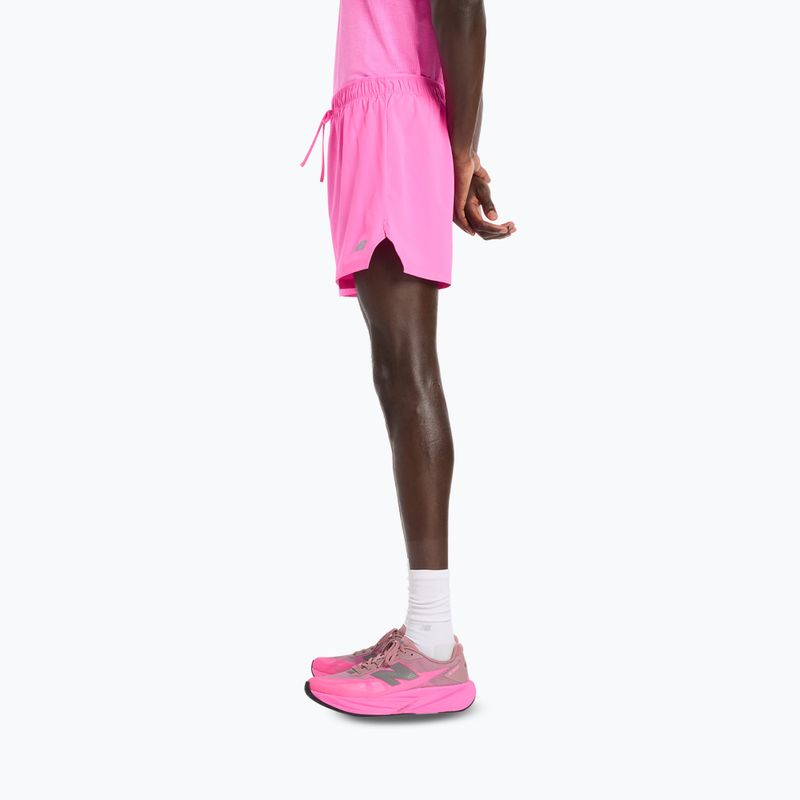 Pánské šortky New Balance RC Seamless 5" pink heat 4