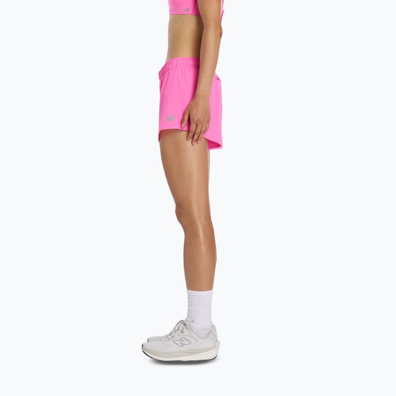Dámské šortky New Balance RC Seamless 3" pink heat 2
