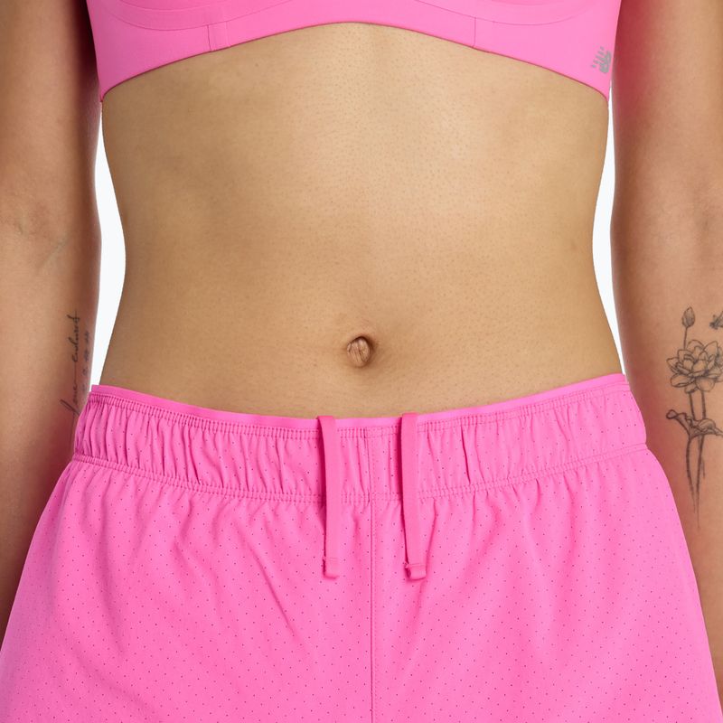 Dámské šortky New Balance RC Seamless 3" pink heat 3