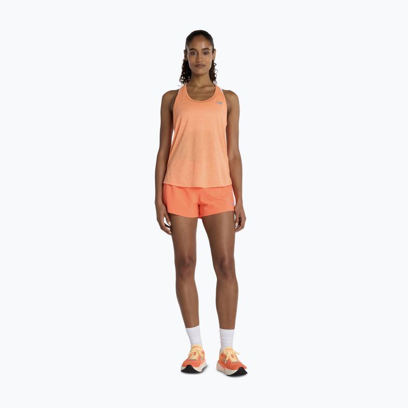 Dámské šortky New Balance RC Seamless 3" tangerine heat 2