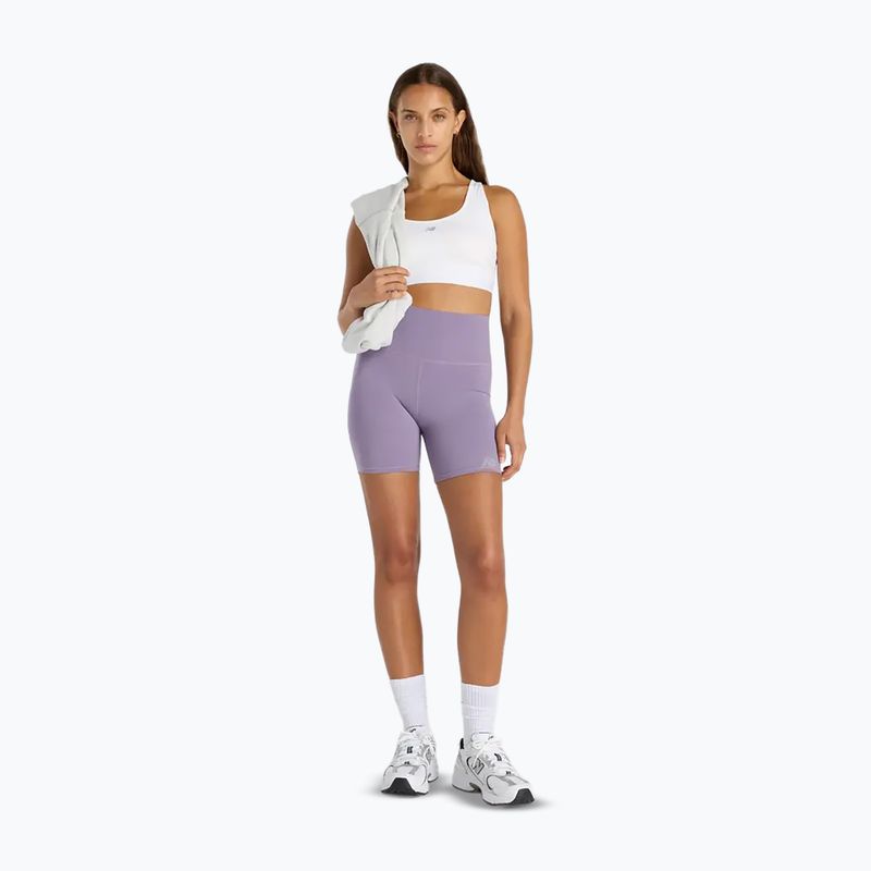 Dámské šortky New Balance Harmony High Rise candied violet 2