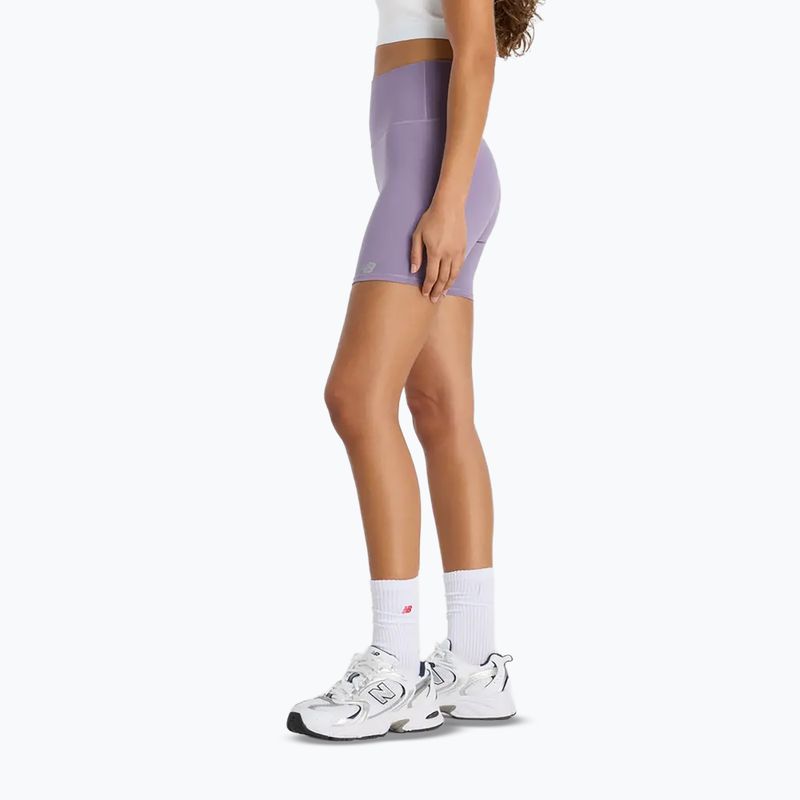 Dámské šortky New Balance Harmony High Rise candied violet 4