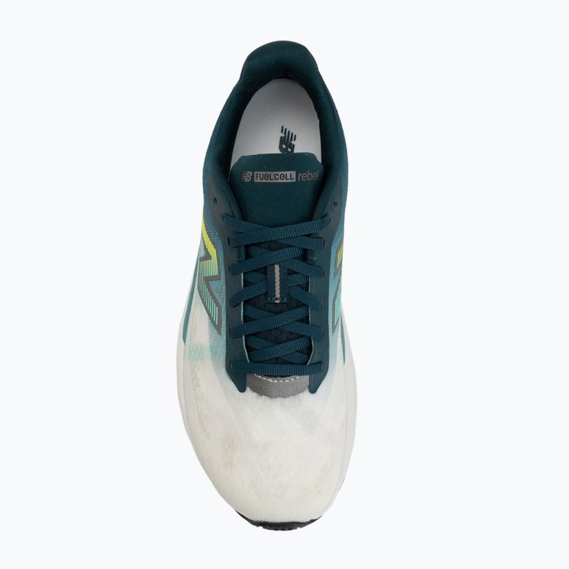 Pánské běžecké boty  New Balance FuelCell Rebel V5 medusa green/faded teal 5