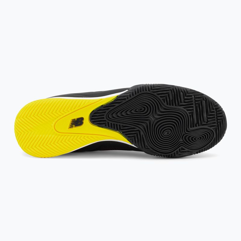 Kopačky New Balance Tekela Team Low V5 IN black 100/punch yellow/fire cracker 4