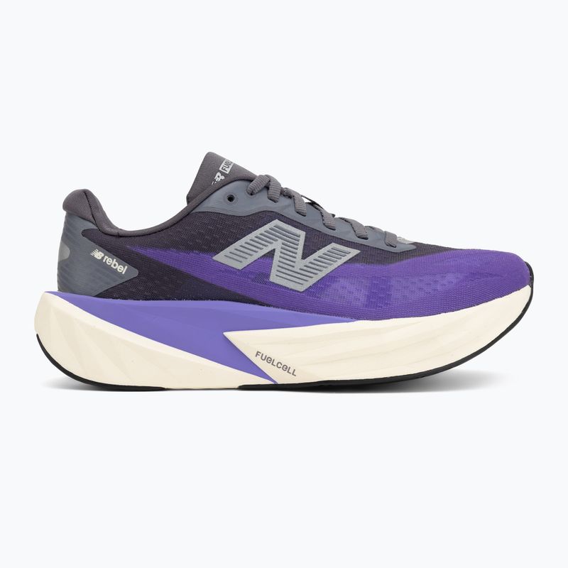 Dámské běžecké boty New Balance FuelCell Rebel V5 electric indigo/truffle salt/silver metallic 2