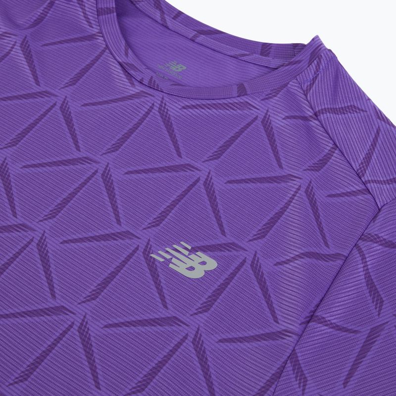 Pánské tričko New Balance Essentials Printed T electric purple 8