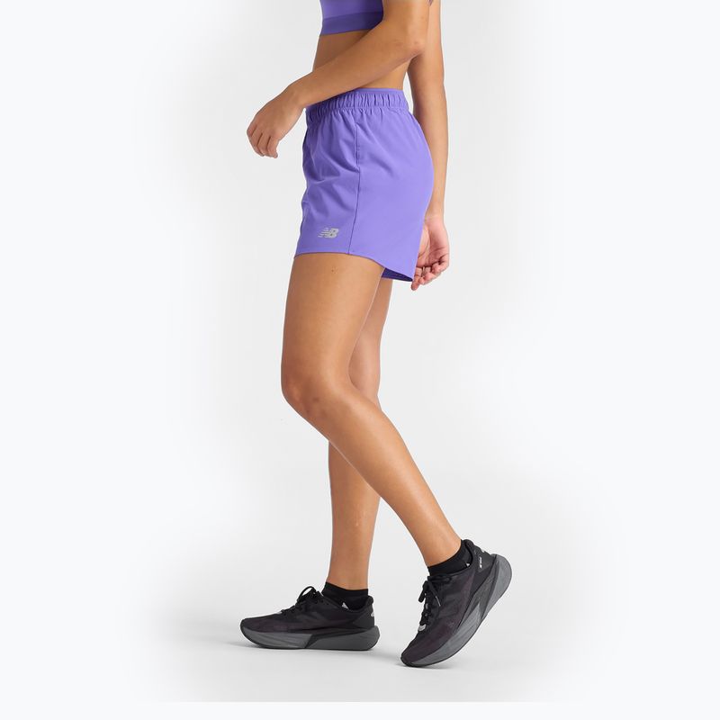 Dámské běžecké šortky New Balance RC 5" electric purple 5