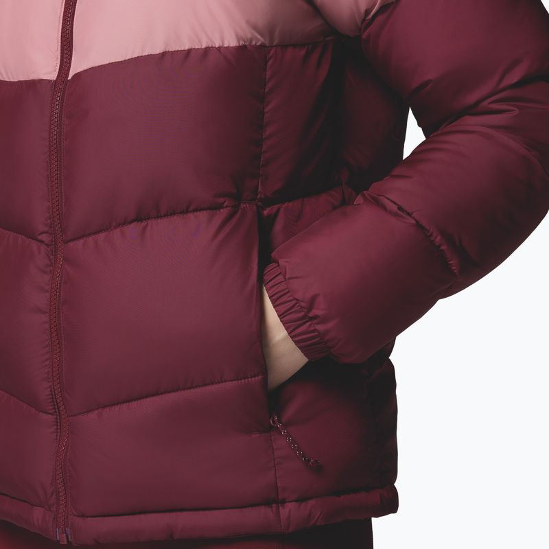 Dámská zateplená bunda Columbia Puffect II Colorblock rich wine/eraser pink/moonvista 6
