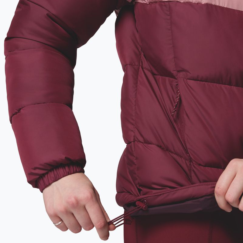 Dámská zateplená bunda Columbia Puffect II Colorblock rich wine/eraser pink/moonvista 7