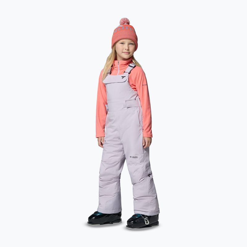 Dětské lyžařské kalhoty Columbia Holcomb Grove Bib lavender pearl 4