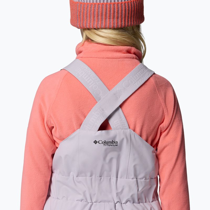 Dětské lyžařské kalhoty Columbia Holcomb Grove Bib lavender pearl 7