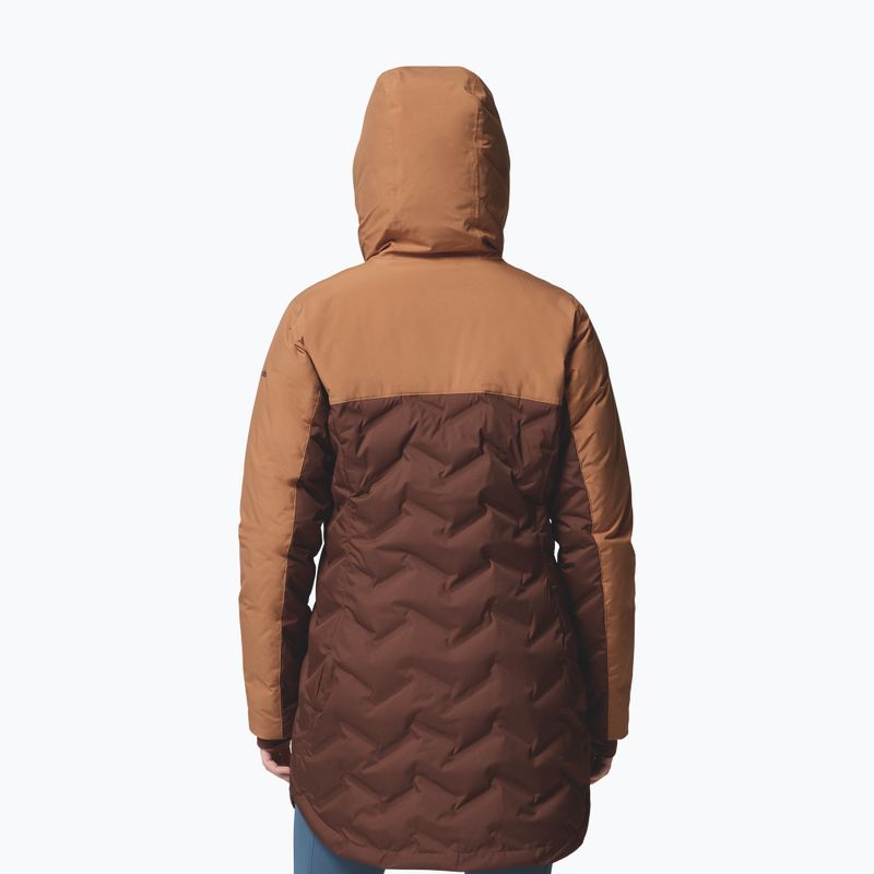 Dámská péřová bunda Columbia Mountain Croo III Mid Down tobacco/camel brown 3