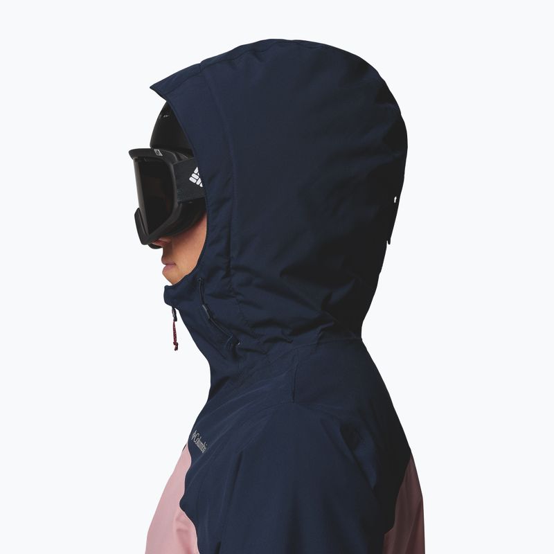 Dámská lyžařská bunda Columbia Liftline eraser pink/collegiate navy/rich wine 7