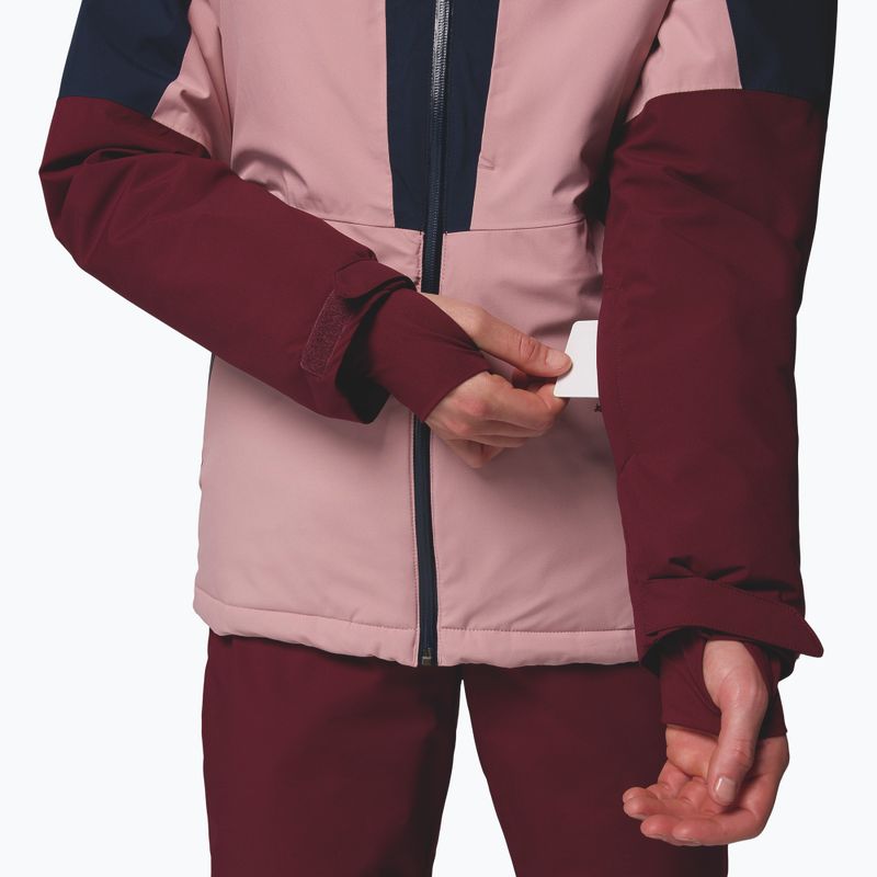 Dámská lyžařská bunda Columbia Liftline eraser pink/collegiate navy/rich wine 10