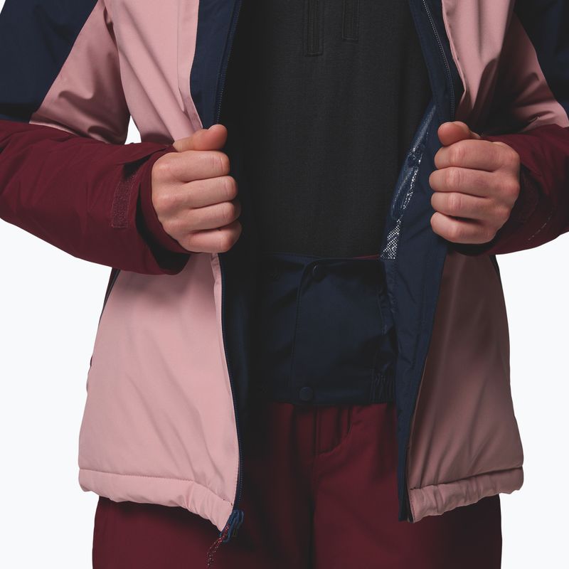 Dámská lyžařská bunda Columbia Liftline eraser pink/collegiate navy/rich wine 14