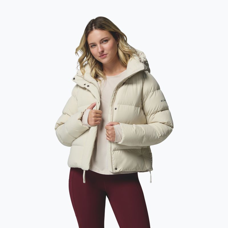 Dámská péřová bunda Columbia Amaze Puff Hooded dark stone 5
