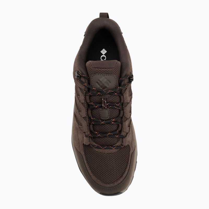 Pánské trekové boty Columbia Redmond IV Low Wp cordovan/tangy orange 5