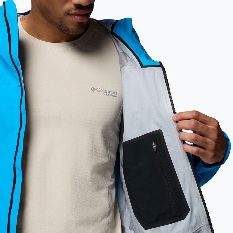 Pánská softshellová bunda Columbia Saudan Pro 3L compass blue 10