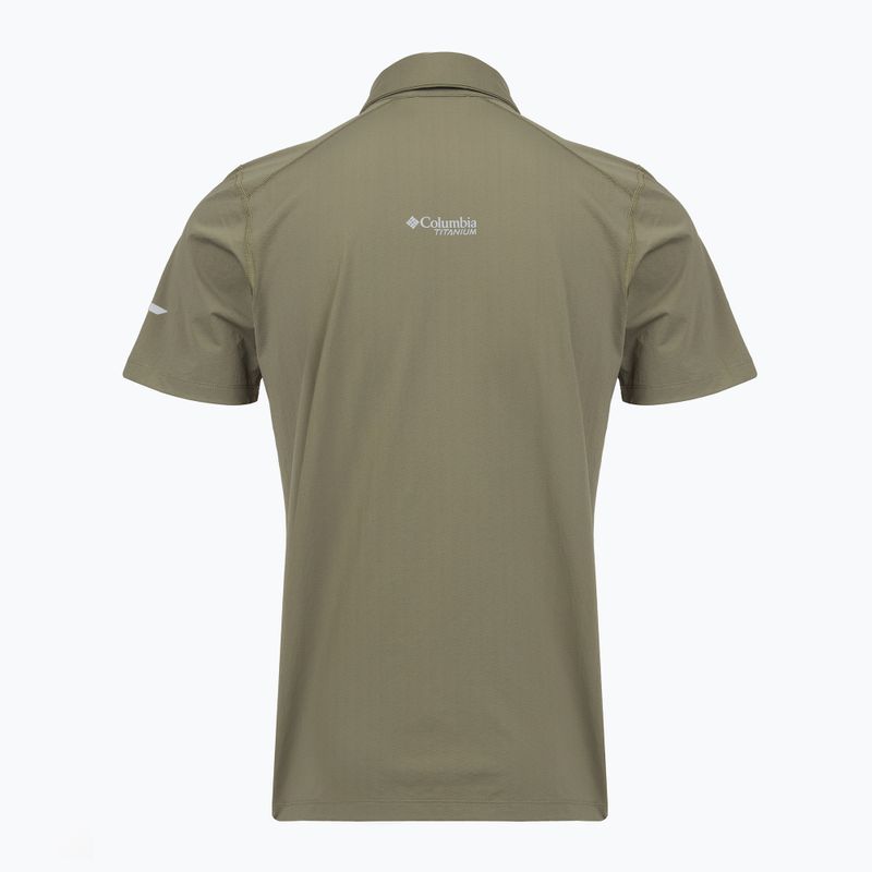 Pánské tričko Columbia Diamond Peak Pro Polo stone green 10