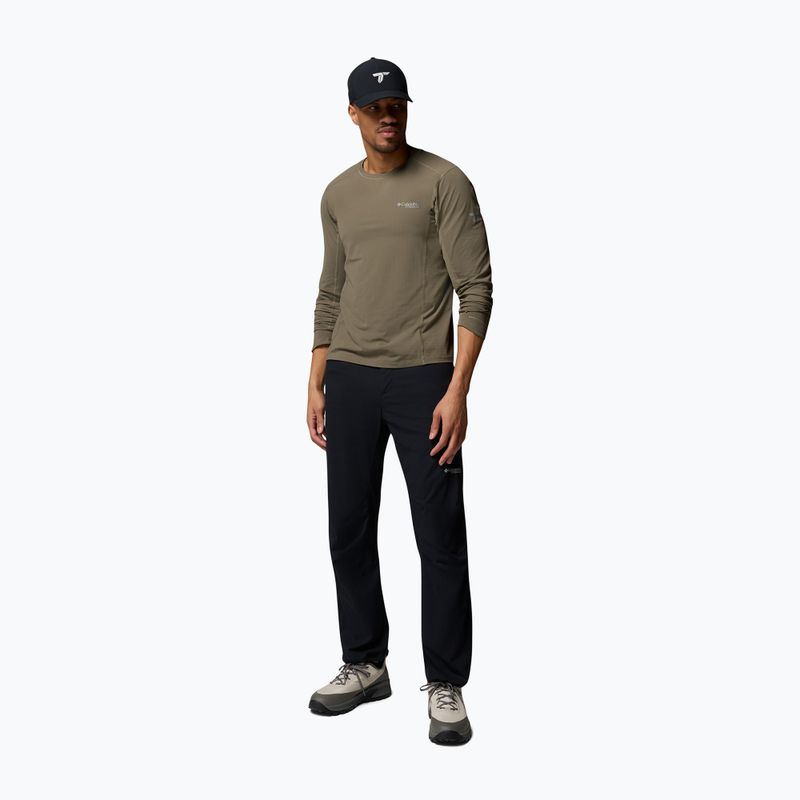 Pánské tričko Longsleeve Columbia Diamond Peak Pro Crew stone green 2