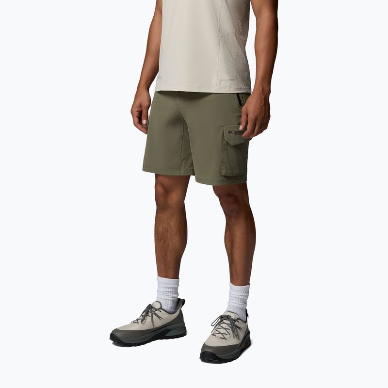 Pánské trekingové šortky Columbia Silver Ridge Elite stone green 4