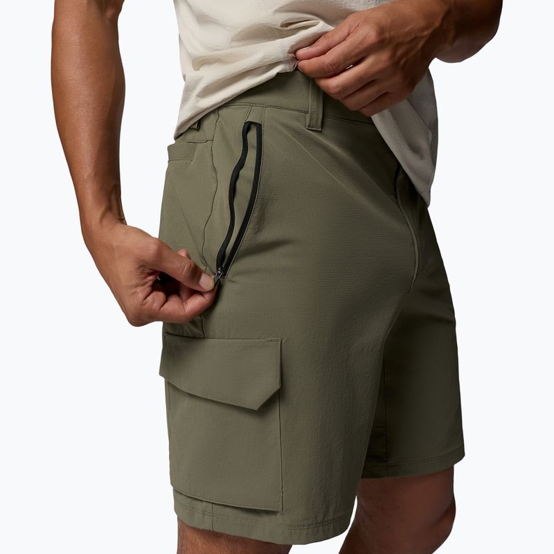 Pánské trekingové šortky Columbia Silver Ridge Elite stone green 7