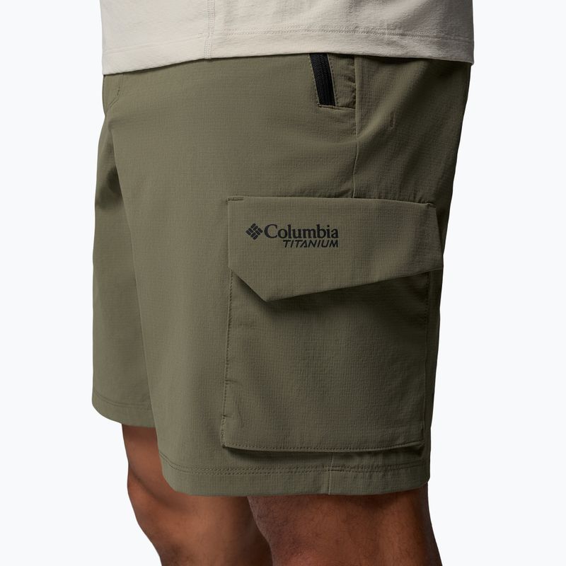 Pánské trekingové šortky Columbia Silver Ridge Elite stone green 8
