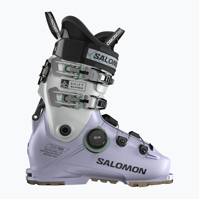 Dámské lyžařské boty Salomon Shift Supra S Boa 105 W GW cosmic sky/cool gray 5/shale green 6