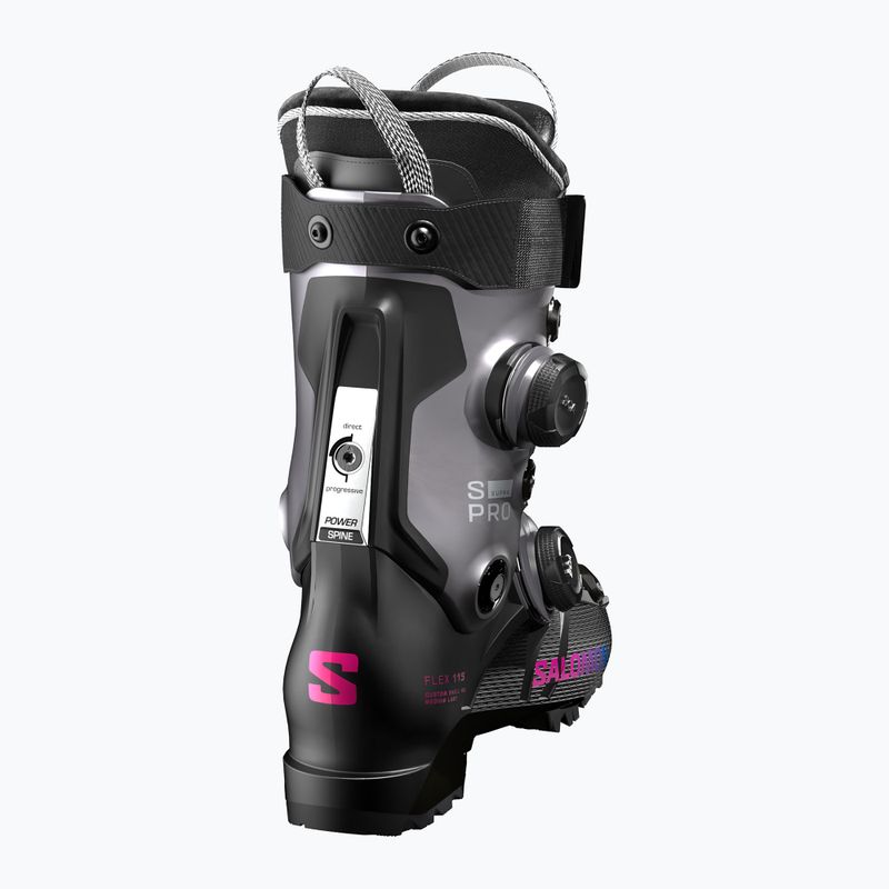 Dámské lyžáky Salomon S/Pro Supra Dual Boa 115 W black/beluga metallic/beetroot purple 7